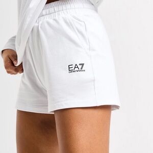 NWT EA7 EMPORIO ARMANI Athletic Shorts White